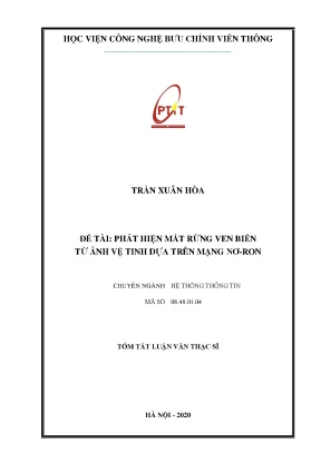 Tóm tắt luận văn thạc sĩ kỹ thuật phát hiện mất rừng ven biển từ ảnh vệ tinh dựa trên mạng nơron