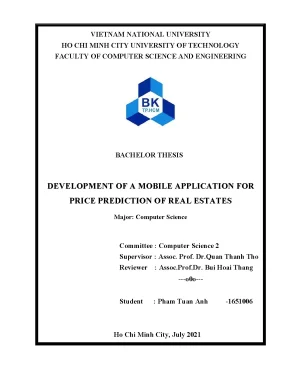 Luận văn tốt nghiệp khoa học máy tính development of a mobile application for price prediction of real estates