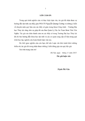 Luận văn thạc sĩ quản lý xây dựng nghiên cứu giải pháp hoàn thiện công tác đấu thầu cho dự án trạm bơm tiêu yên nghĩa