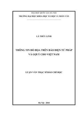 Luận văn thạc sĩ báo chí học thông tin đồ họa trên báo điện tử pháp và gợi ý cho việt nam