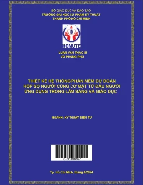Luận văn thạc sĩ thiết kế hệ thống phần mềm dự đoán hộp sọ người cùng cơ mặt từ đầu người ứng dụng trong lâm sàng và giáo dục