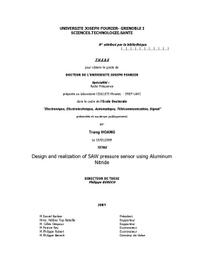 Luận án tiến sĩ design and relization of saw pressure sensor using aluminum nitride