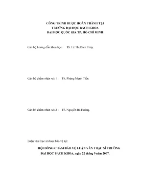 Luận văn thạc sĩ kỹ thuật xây dựng nghiên cứu quy trình kiểm định cầu của một số nước và ở việt nam