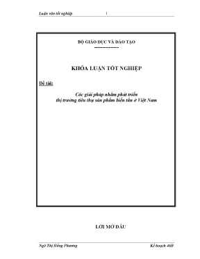 Luận văn tốt nghiệp các giải pháp nhằm phát triển thị trường tiêu thụ sản phẩm biến tần ở việt nam