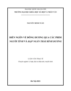Luận văn thạc sĩ lý luận lịch sử điện ảnh truyền hình diễn ngôn về đông dương qua hai bộ phim người tình và đập ngăn thái bình dương