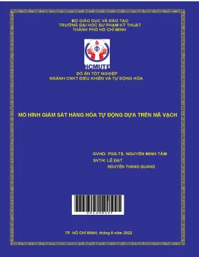 Mô hình giám sát hàng hóa tự động dựa trên mã vạch đồ án tốt nghiệp ngành cn kỹ thuật điều khiển và tự động hóa