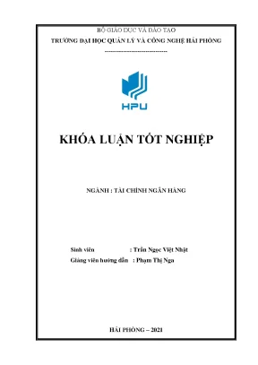 Khóa luận tốt nghiệp tài chính ngân hàng một số giải pháp nhằm phát triển và quản lý đại lý bảo hiểm phi nhân thọ tại công ty bảo hiểm bidv hải phòng