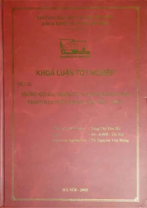 Khóa luận tốt nghiệp những nét đặc trưng về văn hóa kinh doanh trong đàm phán thương mại việt nhật