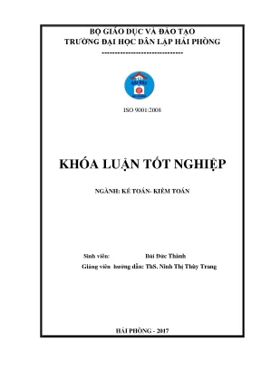 Khóa luận tốt nghiệp kế toán kiểm toán hoàn thiện công tác kế toán doanh thu chi phí và xác định kết quả kinh doanh tại công ty tnhh đầu tư thương mại và xây dựng tín đức