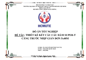 Đồ án tốt nghiệp thiết kế kết cấu cầu dầm supert căng trước nhịp giản đơn 5x40m