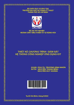Thiết kế chương trình giám sát hệ thống công nghiệp ứng dụng iot đồ tốt nghiệp khoa chất lượng cao ngành công nghệ kỹ thuật điều khiển và tự động hóa