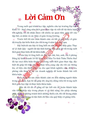 Khóa luận tốt nghiệp hoàn thiện việc thực hiện cơ chế một cửa liên thông trong đăng ký kinh doanh tại sở kế hoạch và đầu tư tỉnh thừa thiên huế