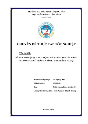Chuyên đề thực tập tốt nghiệp nâng cao hiệu quả huy động tiền gửi tại ngân hàng thương mại cổ phần an bình chi nhánh hà nội