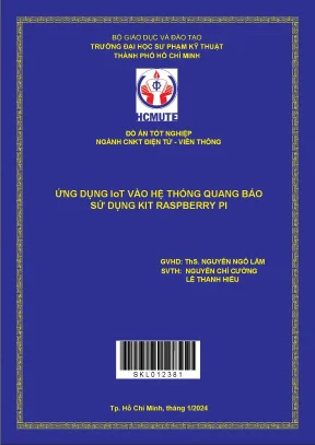 Đồ án tốt nghiệp ứng dụng iot vào hệ thống quang báo sử dụng kit raspberry pi