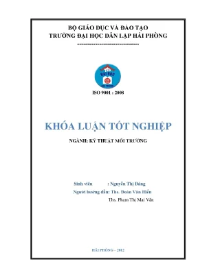 Đồ án tốt nghiệp ngành kỹ thuật môi trường đánh giá thực trạng công tác quản lý chất thải rắn y tế tại bệnh viện hữu nghị việt tiệp hải phòng và đề xuất giải pháp nâng cao hiệu quả quản lý