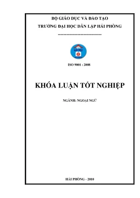 Khoá luận tốt nghiệp how to use some typical types of punctuation properly in written english and common mistake made by vietnamese learners