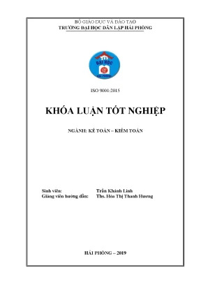 Khoá luận tốt nghiệp hoàn thiện công tác lập và phân tích báo cáo tình hình tài chính tại công ty tnhh cta việt nam