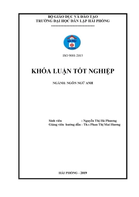 Khoá luận tốt nghiệp a study on dictation method to improve students listening skill