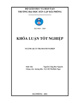 Khoá luận tốt nghiệp phân tích tình hình tài chính và biện pháp nâng cao hiệu quả tài chính của công ty cổ phần xây dựng công trình giao thông và cơ giới