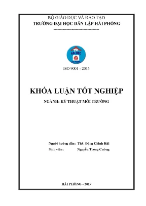 Khoá luận tốt nghiệp sản xuất phân compost từ chất thải hữa cơ trong chất thải sinh hoạt