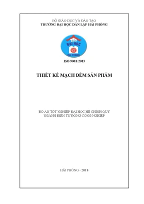 Khoá luận tốt nghiệp thiết kế mạch đếm sản phẩm