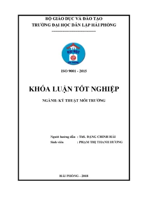 Khoá luận tốt nghiệp nghiên cứu tách dầu dầu gia công kim loại khỏi bề mặt kim loại