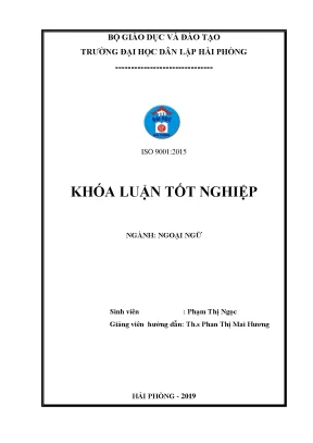 Khoá luận tốt nghiệp a study on second year english majors perception towards teachers oral feedback in speaking lessons at hpu