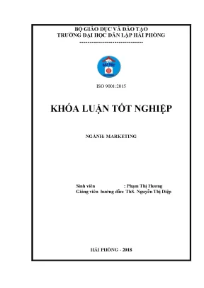 Khoá luận tốt nghiệp giải pháp marketing nhằm mở rộng thị trường tại ttkd vnpt vinaphone hải phòng