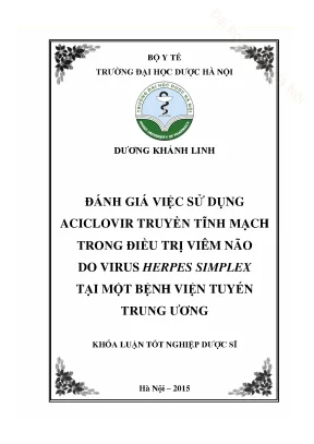 Khóa luận tốt nghiệp dược sĩ phân tích hoạt động báo cáo phản ứng có hại của thuốc tại bệnh viện phụ sản trung ương giai đoạn 2010 2014
