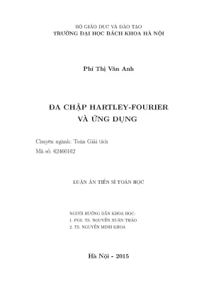 1585 đa chập hartley fourier và ứng dụng luận văn tốt nghiệp