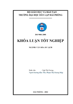 Khoá luận tốt nghiệp hiện trạng tiềm năng và giải pháp phát triển loại hình du lịch team building ở hải phòng
