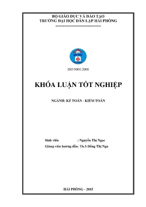 Khoá luận tốt nghiệp hoàn thiện tổ chức công tác kế toán doanh thu chi phí và xác định kết quả kinh doanh tại công ty trách nhiệm hữu hạn thương mại và dịch vụ thiết bị điện thanh linh