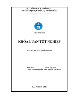 Khoá luận tốt nghiệp tên đề tài khóa luận tốt nghiệp hoàn thiện tổ chức kế toán doanh thu chi phí và xác định kết quả kinh doanh tại htx công ty thương mại việt phương