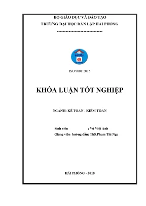 Khoá luận tốt nghiệp hoàn thiện công tác kế toán tiền lương tại công ty tnhh hoàng phát