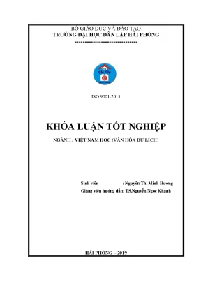 Khoá luận tốt nghiệp tìm hiểu về văn hóa ứng xử tại khách sạn sao biển hải phòng