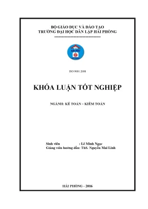 Khoá luận tốt nghiệp hoàn thiện công tác kế toán hàng hóa tại công ty tnhh sản xuất thương mại mỹ phát