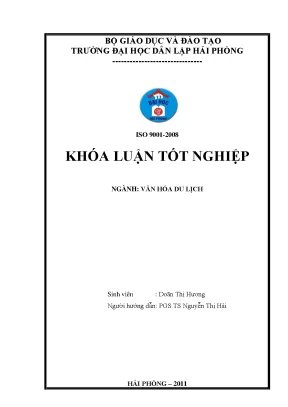 Khoá luận tốt nghiệp nghiên cứu những điều kiện phát triển du lịch huyện giao thủy tỉnh nam định