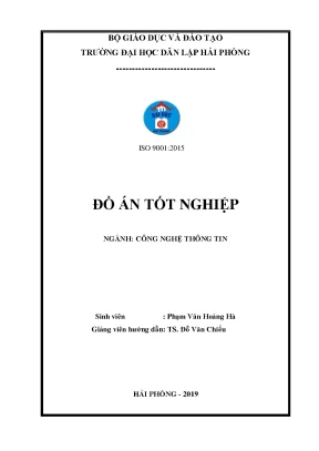 Khoá luận tốt nghiệp tìm hiểu qrcode và ứng dụng cho bài toán check in tự động