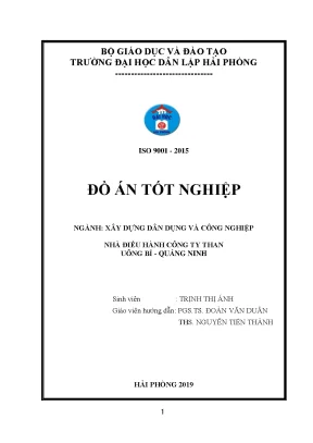 Khoá luận tốt nghiệp nhà điều hành công ty than uông bí quảng ninh