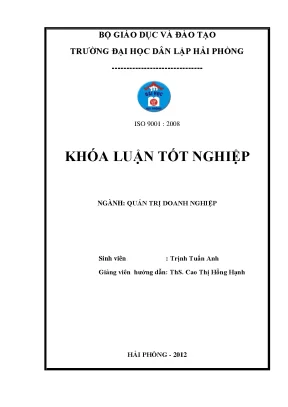 Khoá luận tốt nghiệp một số biện pháp nâng cao hiệu quả hoạt động sản xuất kinh doanh tại công ty trách nhiệm hữu hạn việt á