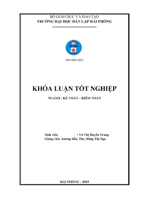 Khoá luận tốt nghiệp hoàn thiện tổ chức kế toán doanh thu chi phí và xác định kết quả kinh doanh tại công ty tnhh minh thuận