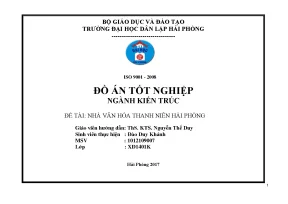 Khoá luận tốt nghiệp nhà văn hóa thanh niên hải phòng