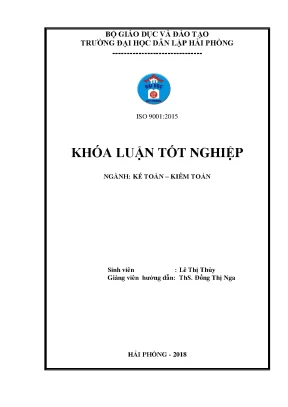 Khoá luận tốt nghiệp hoàn thiện công tác kế toán doanh thu chi phí và xác định kết quả kinh doanh tại công ty tnhh bê tông xây dựng phúc tiến