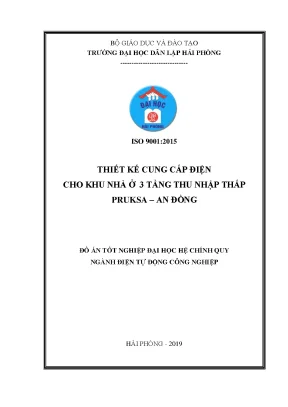 Đồ án tốt nghiệp điện tự động công nghiệp thiết kế cung cấp điện cho khu nhà ở 3 tầng thu nhập thấp pruksa an đồng
