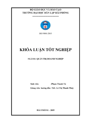 Khoá luận tốt nghiệp hoàn thiện công tác nhân sự tại công ty doanh nghiệp tư nhân xuân tặng