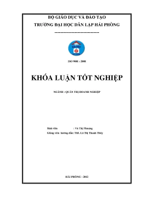 Khoá luận tốt nghiệp một số biện nhằm cải thiện tình hình tài chính của công ty tnhh bẩy bích