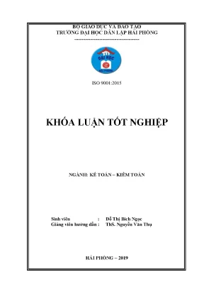Khoá luận tốt nghiệp hoàn thiện công tác kế toán doanh thu chi phí và xác định kết quả kinh doanh tại công ty tnhh dịch vụ và vận tải tùng anh