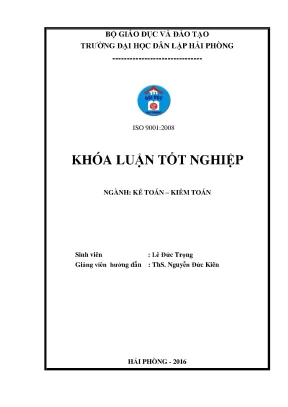 Khoá luận tốt nghiệp hoàn thiện tổ chức kế toàn doanh thu chi phí và xác định kết quả kinh doanh tại công ty tnhh quảng thành việt nam
