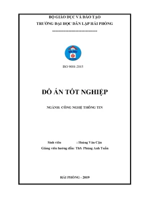 Khoá luận tốt nghiệp xây dựng hệ thống giám sát mạng dựa trên phần mềm nguồn mở zabbix