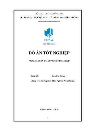 Đồ án tốt nghiệp điện tự động công nghiệp thiết kế thi công cung cấp điện cho tòa nhà điều trị bệnh viện nhi hải phòng